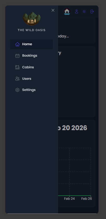 Admin Sidebar Overlay - Mobile