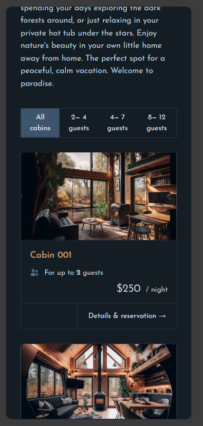 Cabin Cards - Mobile